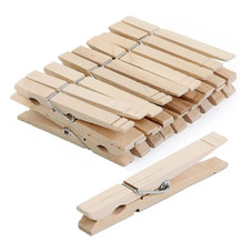 FENZER™ Wooden Laundry Clothes Pins (100-Pack) product image