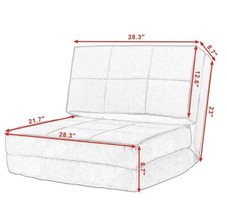 Flip Out Convertible Sleeper Chair product image