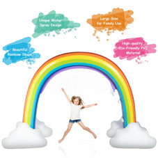 Inflatable 7.5-ft Rainbow Sprinkler Toy  product image