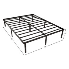 Heavy-Duty Non-Slip Bed Frames with Steel Slats by Amazon Basics® product image