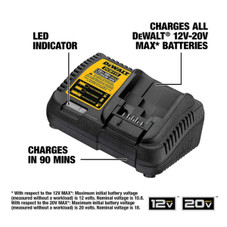 DeWalt 12V to 20V Lithium-ion Battery Charger product image