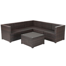 6-Piece Outdoor Patio Rattan Sectional Sofa Set product image