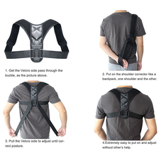 Adjustable Back Support & Posture Corrector product image