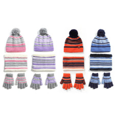 N'Polar™ Kids' Knitted Hat, Scarf, and Gloves product image