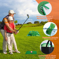 iMounTEK® Kids' Portable Golf Training Mat Set product image