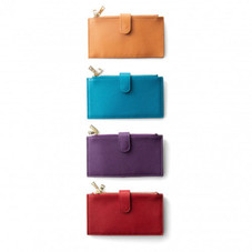 RFID Blocking Multi Card Case Wallet with Zipper Pocket product image