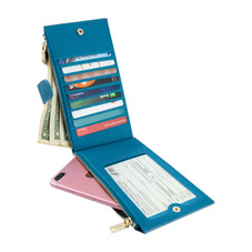 RFID Blocking Multi Card Wallet with Vaccination Card Slot product image