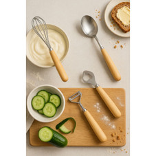 4-Piece Specialty Kitchen Cutlery Set with Opener/Whisk/Serving Spoon/Peeler product image 4-Piece Specialty Kitchen Cutlery Set with Opener/Whisk/Serving Spoon/Peeler product image