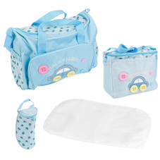 BabyLuv™ 4-Piece Baby Nappy Bag Set product image