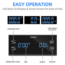 Digital Coffee Scale with Timer and Tare Function product image