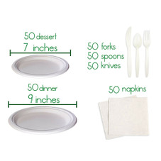 Kids' Birthday Theme Disposable Dinnerware Set product image