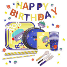 Kids' Birthday Theme Disposable Dinnerware Set product image