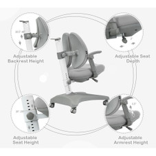 Kids' Ergonomic Rolling Adjustable Desk Chair product image