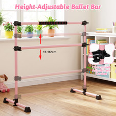 4-Foot Portable Ballet Barre with Adjustable Height product image