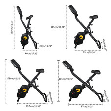 Height-Adjustable Folding Upright Bike product image