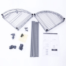 4-Tier Metal Wire Adjustable Storage Rack product image