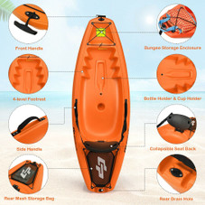 6-Foot Youth Kayak with Paddle product image