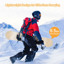Beginners' Snowboard with Adjustable Foot Straps product image