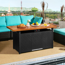 57-Inch 50,000BTU Rectangular Propane Outdoor Fire Pit Table product image