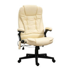 HOMCOM Heated Reclining Computer Chair with 6 Vibration Points product image