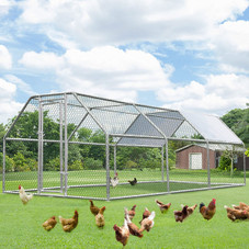 Large Walk-in Chicken Coop with Roof Cover product image