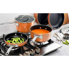 Gotham Steel™ 10-Piece Stackable Pots & Pans Set product image