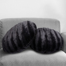 Cheer Collection® 18-Inch Ultra Soft Round Throw Pillows (Set of 2) product image