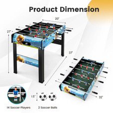 37-Inch Mini Foosball Table with Score Keeper & Removable Legs product image