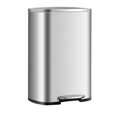 Stainless Steel 13.2 Gallon Airtight Soft Close Trash Can product image