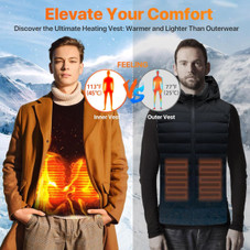 Fleece Heated Vest with 10,000mAh Battery Pack product image