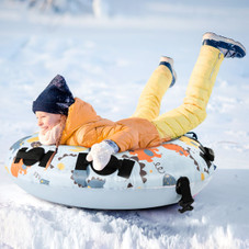 52-Inch Inflatable Snow Tube with Cold-Resistant & Heavy-Duty Material product image