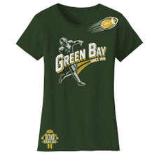 Women's Football Theme T-Shirt product image