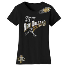 Women's Football Theme T-Shirt product image