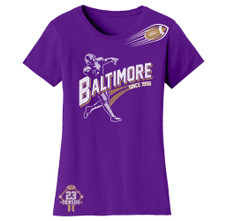 Women's Football Theme T-Shirt product image