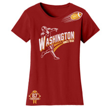 Women's Football Theme T-Shirt product image