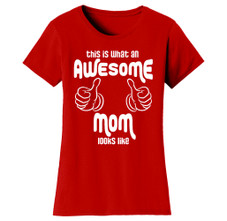 Women's Awesome and Coolest Mom T-shirt    product image