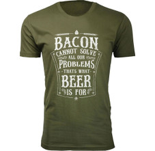 Men's Bacon and Beer Humor T-shirts product image