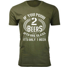 Men's Bacon and Beer Humor T-shirts product image