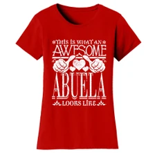 Women’s Awesome Mom and Grandma T-Shirts product image