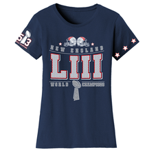 Women’s Football Champions New England T-Shirt product image