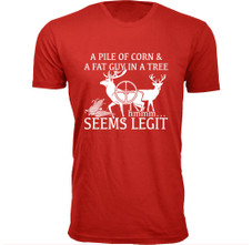 Men's Deer Hunting Theme T-shirt product image