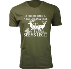 Men's Deer Hunting Theme T-shirt product image