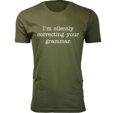 Men’s "I Am Silently Correcting Your Grammar" T-Shirt product image