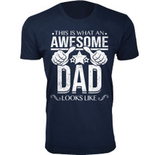 Men’s Awesome Dad and Grandpa T-Shirts product image