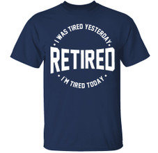 Men's Retired-Themed Cotton T-Shirts product image