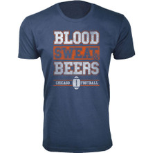 Men's Blood Sweat & Beers Football Cotton T-Shirts product image