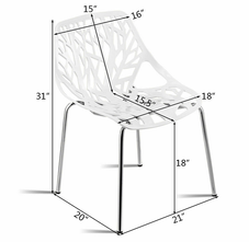 Birch Sapling Plastic Dining Side Chairs (Set of 6) product image