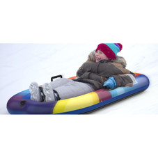 Kids' Heavy-Duty Inflatable Snow Sled with Anti-Slip Strip product image