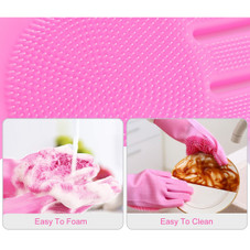 iMounTEK® Silicone Dishwashing Scrubber Gloves (1- or 2-Pack) product image