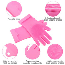 iMounTEK® Silicone Dishwashing Scrubber Gloves (1- or 2-Pack) product image